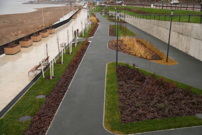 На полтора километра длиннее. В Перми открыли для жителей новый участок набережной Камы