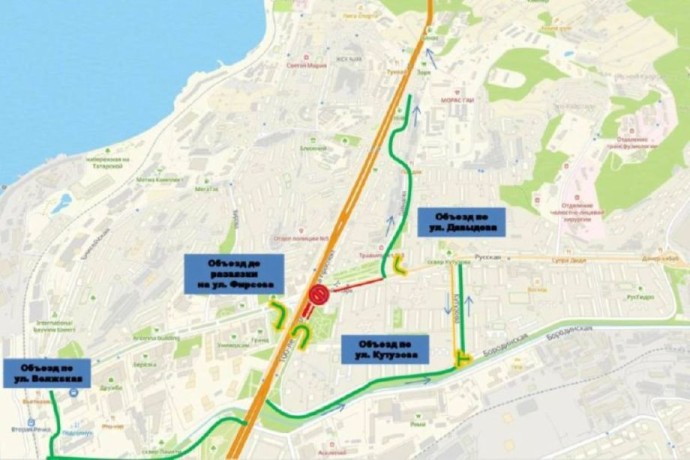 На многострадальном перескрестке во Владивостоке ограничат движение