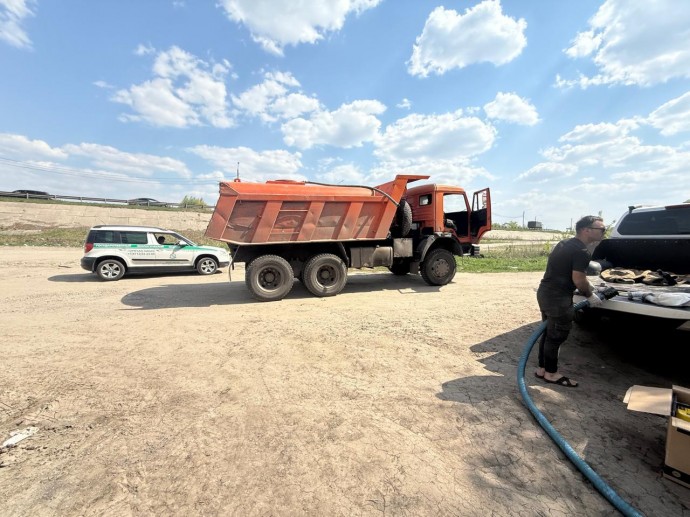 В Курске остановили незаконный забор воды из реки Тускарь