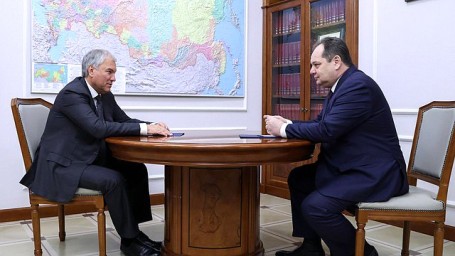 Вячеслав Володин провел встречу с главой Республики Коми Ростиславом Гольдштейном