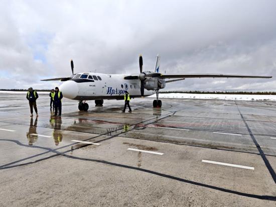 Первый субсидированный рейс из Иркутска в Усть-Илимск на Ан-24 выполнила авиакомпания IRAERO
