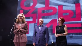 Татьяна Голикова и губернатор Санкт-Петербурга Александр Беглов открыли Центр современного искусства имени Сергея Курёхина