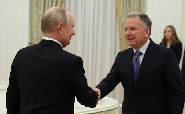 «Американцы гонят» — Песков объяснил согласие Путина на позднюю встречу с Уиткоффом «Американцы гонят» — Песков объяснил согласие Путина на позднюю встречу с Уиткоффом