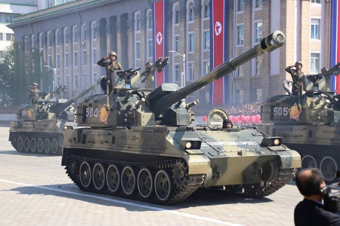 Северная Корея разработала для пушек и гаубиц снаряды, бьющие на 40 км