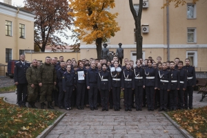Криминалисты Следственного комитета в преддверии профессионального праздника провели занятие для кадет и курсантов ведомства в Санкт-Петербурге