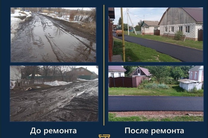 В курской деревне Будановка отремонтировали почти 3,5 км дороги
