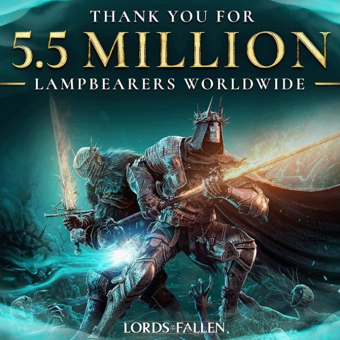 Перезапуск экшена Lords of the Fallen привлёк 5,5 миллионов игроков за неполные два года