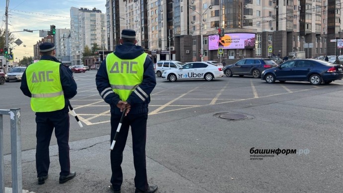 В Уфе госавтоинспекторы за два дня задержали 10 нетрезвых водителей