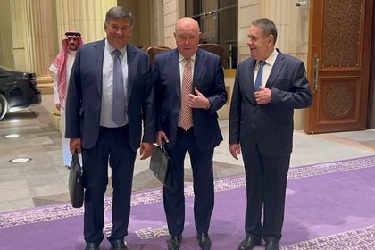 Российскую делегацию после переговоров с США сняли на видео