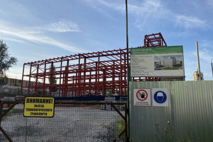 ​В Перми продолжается строительство нового бассейна на Гайве