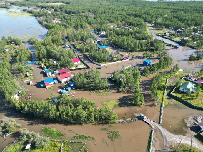 Подтопления полностью ликвидированы в Момском районе Якутии