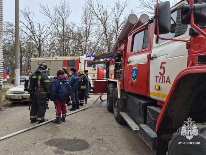 За сутки Тульские огнеборцы спасли из пожара 15 человек