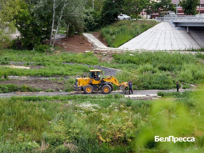 Благоустройство склона реки Валуй в Валуйках намерены завершить в декабре 2025 года