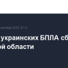 Четыре украинских БПЛА сбито в Тульской области
