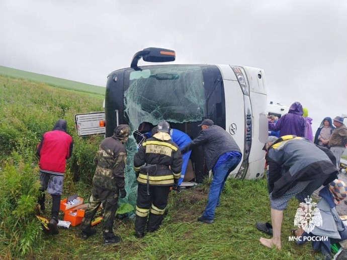 В Башкирии возбуждено уголовное дело по факту ДТП с пассажирским автобусом