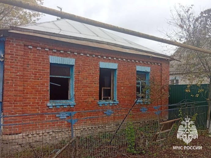 Тело мужчины нашли в сгоревшем доме в Красногвардейском районе