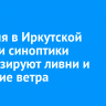 15 июня в Иркутской области синоптики прогнозируют ливни и усиление ветра