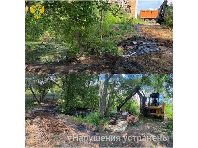 Прокуратура проверила загрязнение пруда у Павшинского моста