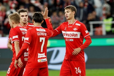 Дебютные голы Массалыги и Дмитриева вывели "Спартак" на первое место в группе Кубка России