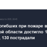 Число погибших при пожаре в Рязанской области достигло 11 человек, 130 пострадали