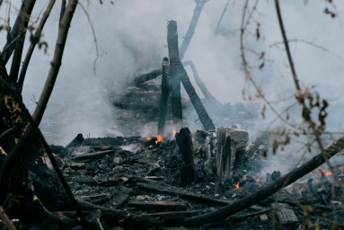 В одном из сел Пензенской области дотла сгорела баня