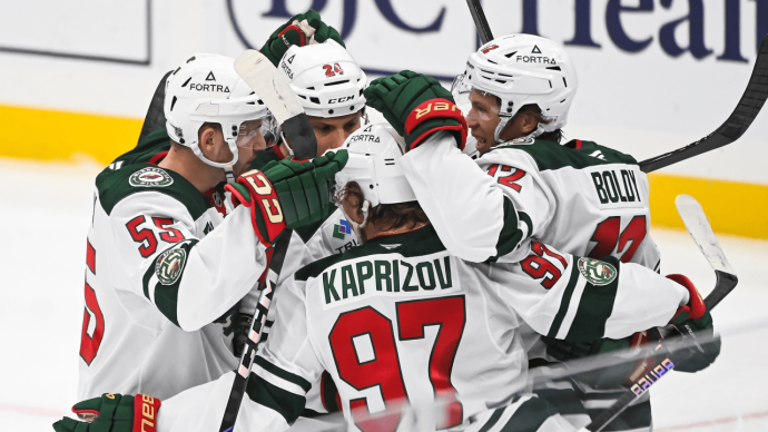 Ассистентский хет-трик Капризова помог "Миннесоте" разгромить "Сент-Луис" Ассистентский хет-трик Капризова помог "Миннесоте" разгромить "Сент-Луис"