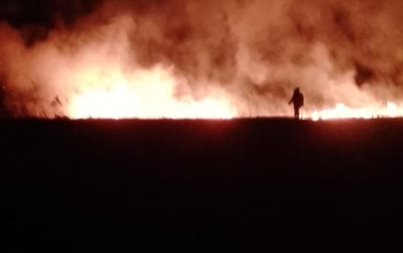 В Курской области 11 марта огнеборцы ликвидировали горение сухой травы