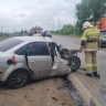 В столкновении грузовика и легковушки под Уфой погиб водитель