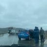 "Были слышны сирены "скорой": сразу три автомобиля столкнулись на юге Сахалина