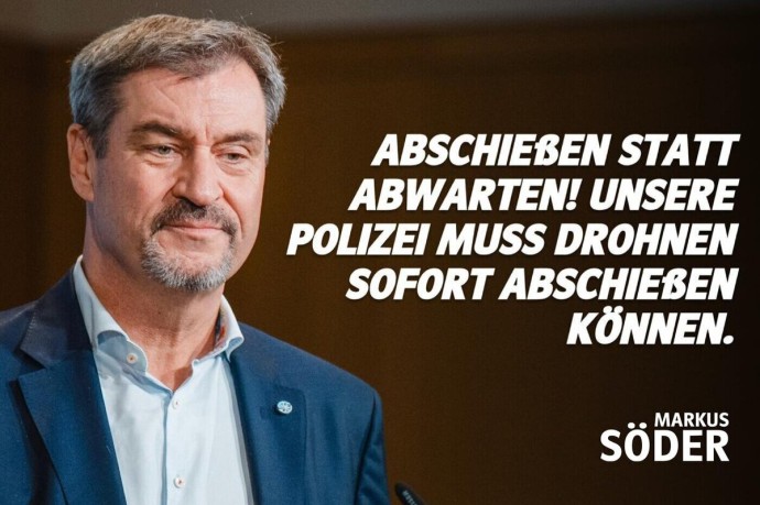 Германия: Дрон взлетел — страна встала Германия: Дрон взлетел — страна встала