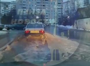 В Пензе ушла под воду улица Терновского