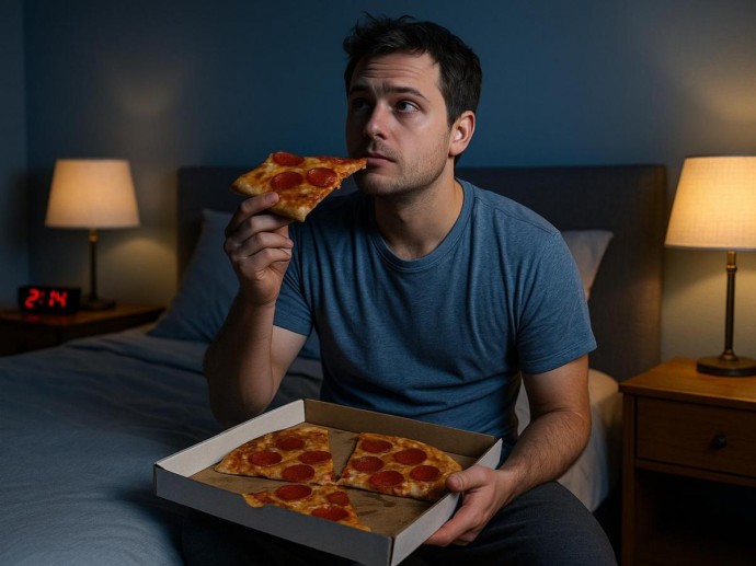 Пицца после полуночи: разрушает ли ночной перекус фигуру или всё не так просто, как мы думаем