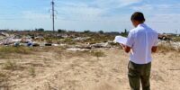Астраханский водитель попался на нелегальном сбросе отходов