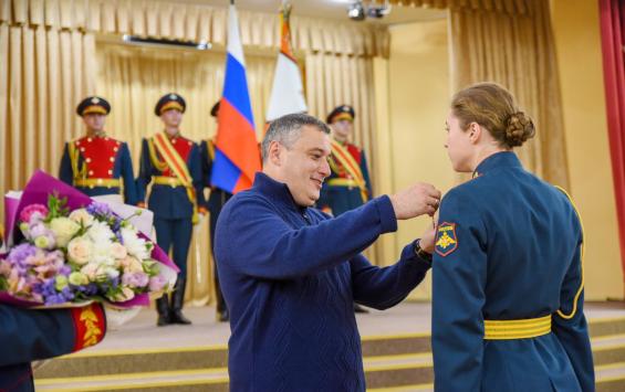 Курская бригада РХБ защиты получила орден Жукова
