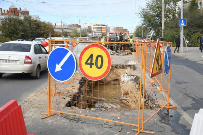 В Казани на неделю ограничат движение по проспекту Камалеева