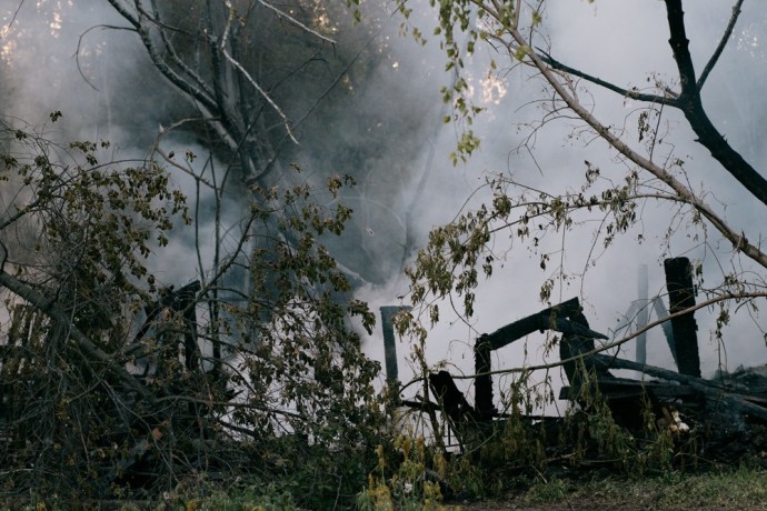 В пензенском СНТ Рассвет огонь уничтожил садовый дом