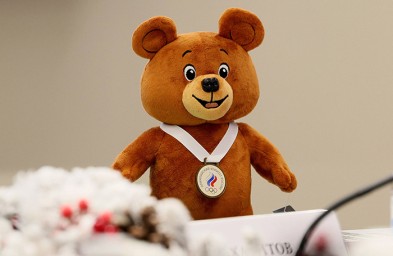 Дегтярев презентовал талисман сборной России