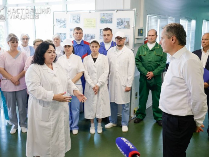 Вячеслав Гладков посетил валуйский филиал агропромышленного комплекса «Приосколье»