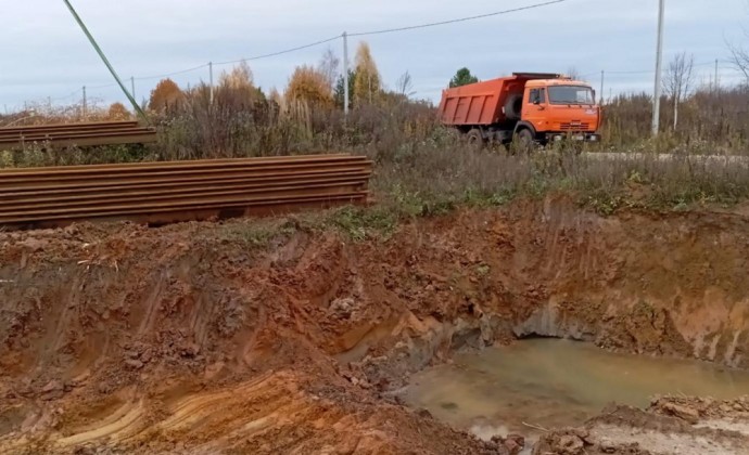 Важную канализационную насосную станцию начали монтировать в Костроме Важную канализационную насосную станцию начали монтировать в Костроме