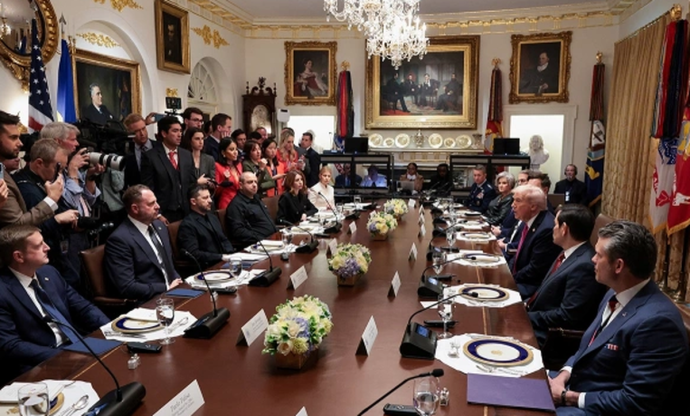 Белый дом сократил расходы на официальный обед с Зеленским Белый дом сократил расходы на официальный обед с Зеленским