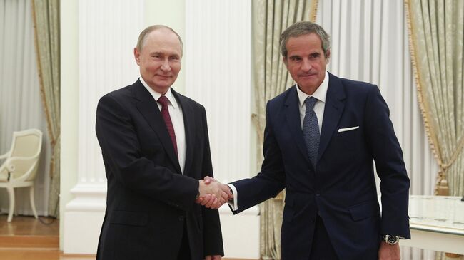 Гросси заявил о необходимости поддержки планов МАГАТЭ Путиным Гросси заявил о необходимости поддержки планов МАГАТЭ Путиным