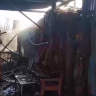 В Курской области горела летняя кухня