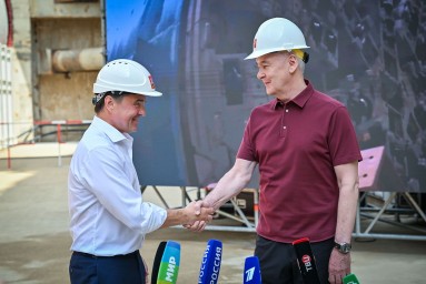 Начало проходки двухпутного тоннеля на участке от станции «Липовая Роща» до станции «Строгино» Рублево-Архангельской линии метро