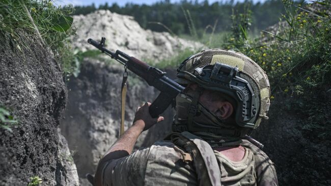 Опубликованы кадры поражения укрепрайона ВСУ под Красноармейском