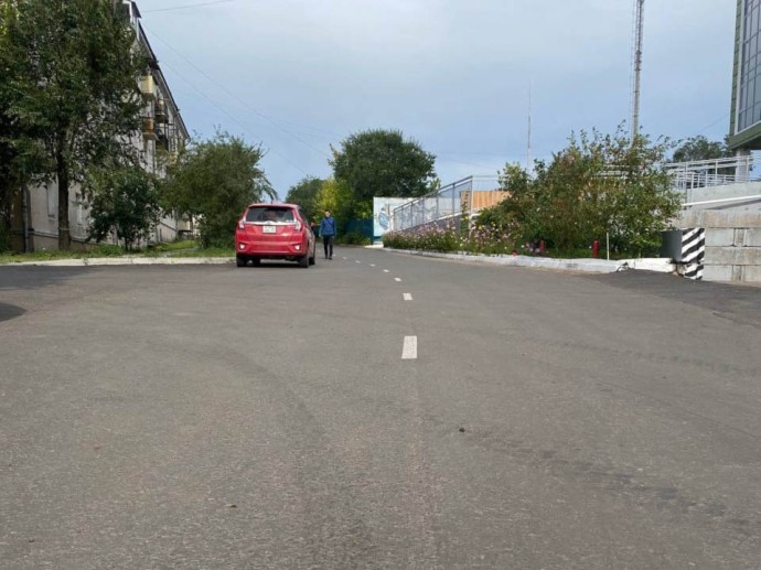 В Улан-Удэ был сдан первый отремонтированный участок дороги