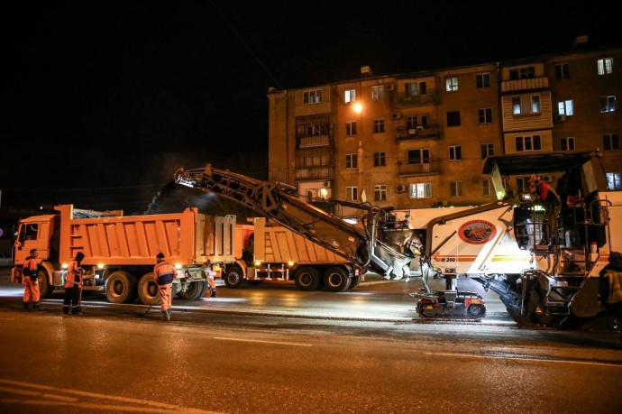 В Астрахани приводят в порядок улицу Богдана Хмельницкого