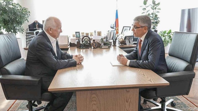 Дмитрий Миляев и Сергей Чемезов обсудили подготовку кадров для оборонки Дмитрий Миляев и Сергей Чемезов обсудили подготовку кадров для оборонки