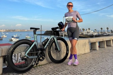 Пермячка преодолела дистанцию триатлона Ironman в Португалии
