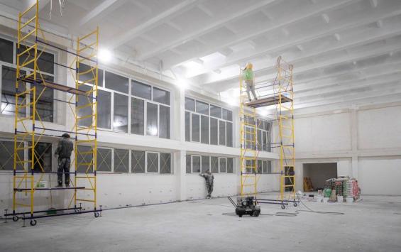 В Курске ремонт спортзала в школе №36 затянулся и может привести к расторжению контракта