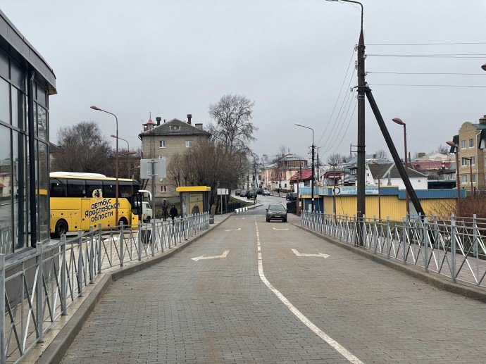 Завершается первый этап создания пешеходного центра в Угличе
